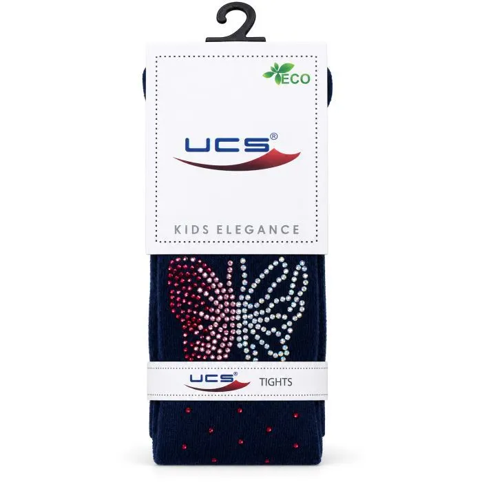 Колготки детские UCS Socks со стразами (M0C0302-1158-3G-blue) изображение 3