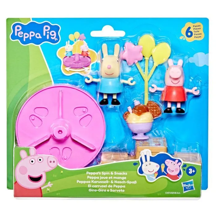 Игровой набор Peppa Pig Figurines серии Моменты с Пеппой – Карусель и лакомство (G1873)