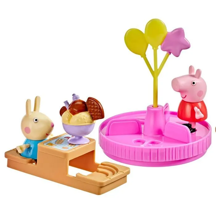 Игровой набор Peppa Pig Figurines серии Моменты с Пеппой – Карусель и лакомство (G1873) изображение 2