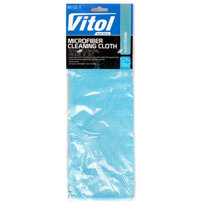 Автомобільна серветка Vitol 35х35см блакитна (VR-02L-G)
