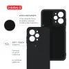 Чохол до мобільного телефона Intaleo Silicone Xiaomi Redmi 12 Black (1283126600630) зображення 5