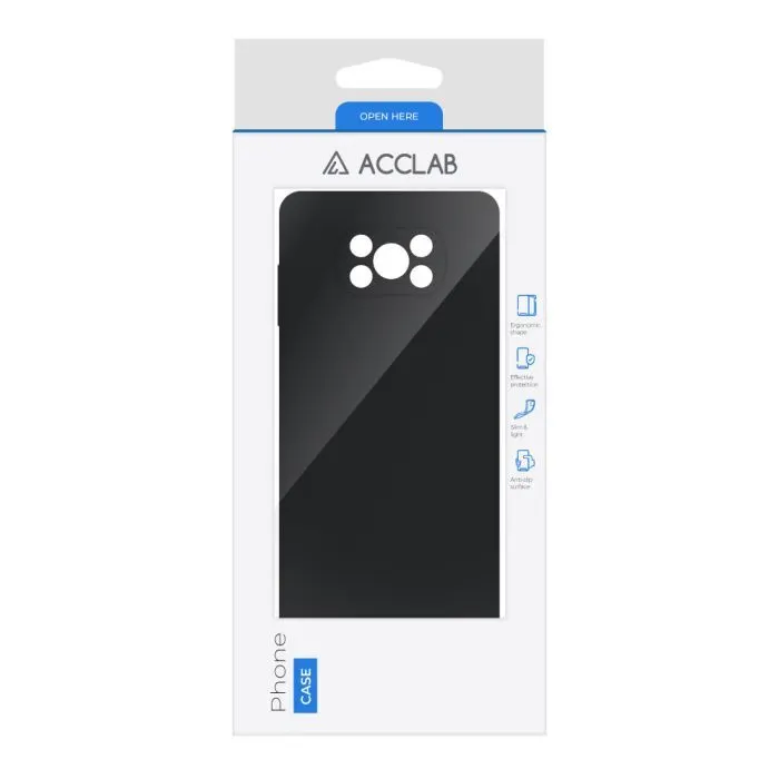 Чохол до мобільного телефона ACCLAB SoftShell Poco X3 Pro Black (1283126587139) зображення 2