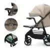Коляска Kinderkraft Trig 3 Tray Beige (KSTRIG03BEG000T) (5902533930845) зображення 6