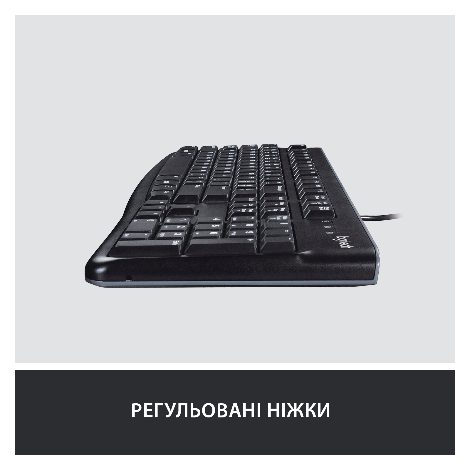Клавіатура Logitech K120 Ru (920-002522) зображення 3