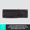 Клавіатура Logitech K120 Ru (920-002522) зображення 4