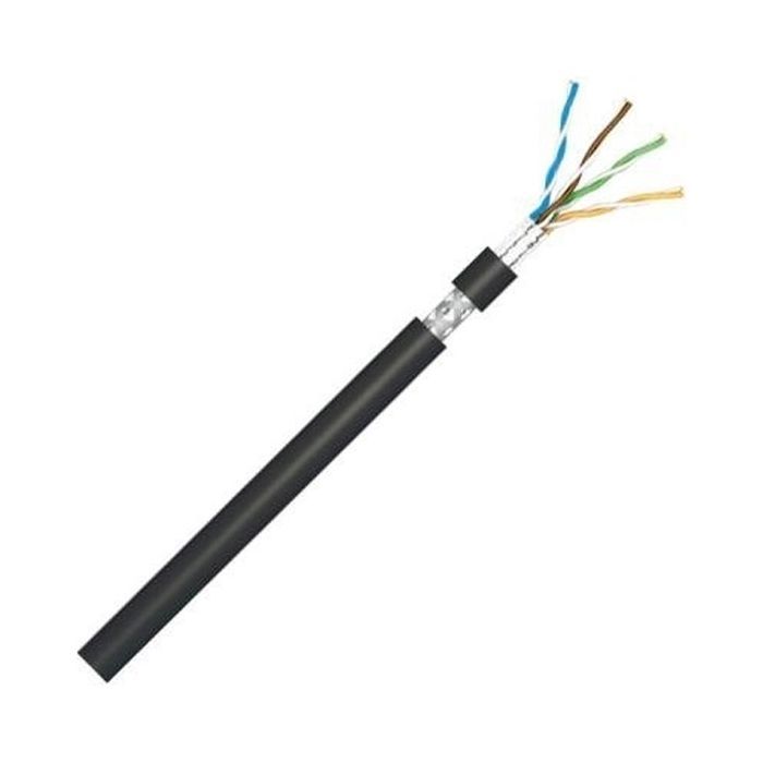 Кабель сетевой FTP cat.5e 305м внешний (F/UTP-cat.5E) OK-Net (КППЭ-ВП (100) 4*2*0,51)