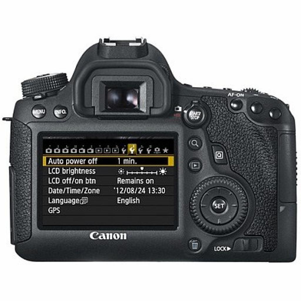 Цифровий фотоапарат Canon EOS 6D body (Wi-Fi + GPS) (8035B023) зображення 2