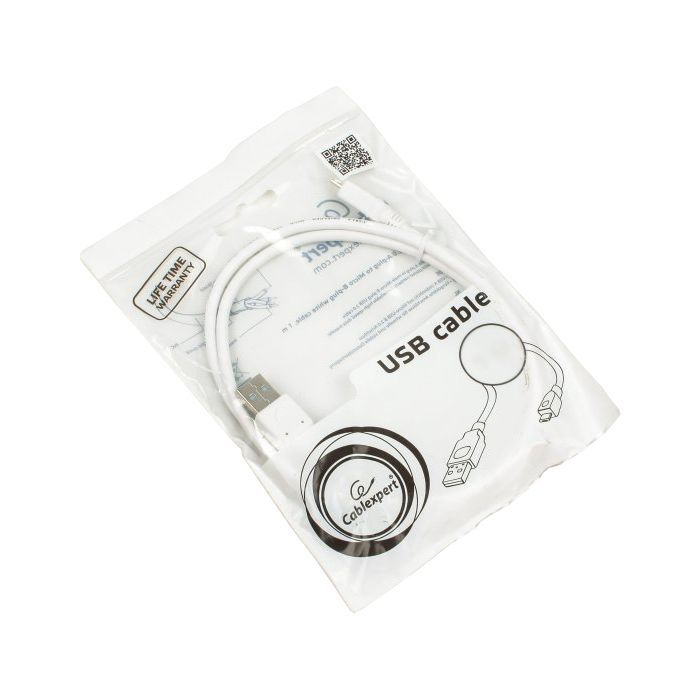 Дата кабель USB 2.0 Micro 5P to AM 0.5m Cablexpert (CCP-mUSB2-AMBM-W-0.5M) изображение 4