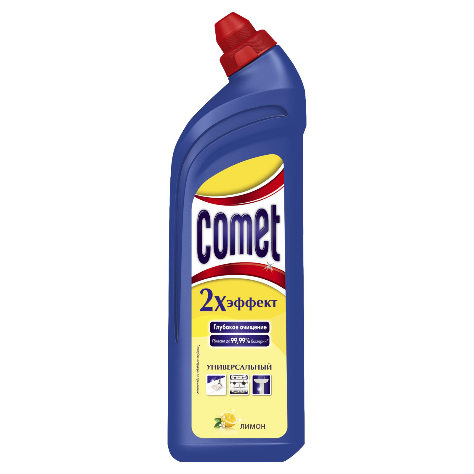 Рідина для чищення ванн Comet Лимон 1 л (4015600411336)