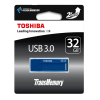 USB флеш накопичувач Toshiba 32GB Daichi Blue USB 3.0 (THN-U302B0320M4) зображення 3