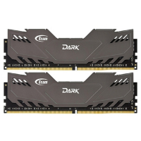 Модуль памяти для компьютера DDR4 16GB (2x8GB) 2800 MHz Dark Gray Team (TDGED416G2800HC16ADC01)