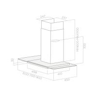 Вытяжка кухонная Elica FLAT GLASS PLUS IX/A/90 изображение 2