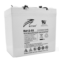 Фото - Батарея для ДБЖ RITAR Батарея до ДБЖ  AGM RA12-55, 12V-55Ah  (RA12-55)