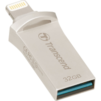 USB флеш накопитель Transcend 32GB JetDrive Go 500 Silver USB 3.1/Lightning (TS32GJDG500S) изображение 4