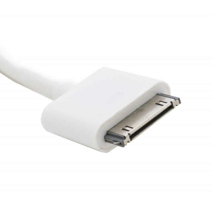 Переходник Apple 30-pin to VGA 0.15m Extradigital (KBA1649) изображение 4