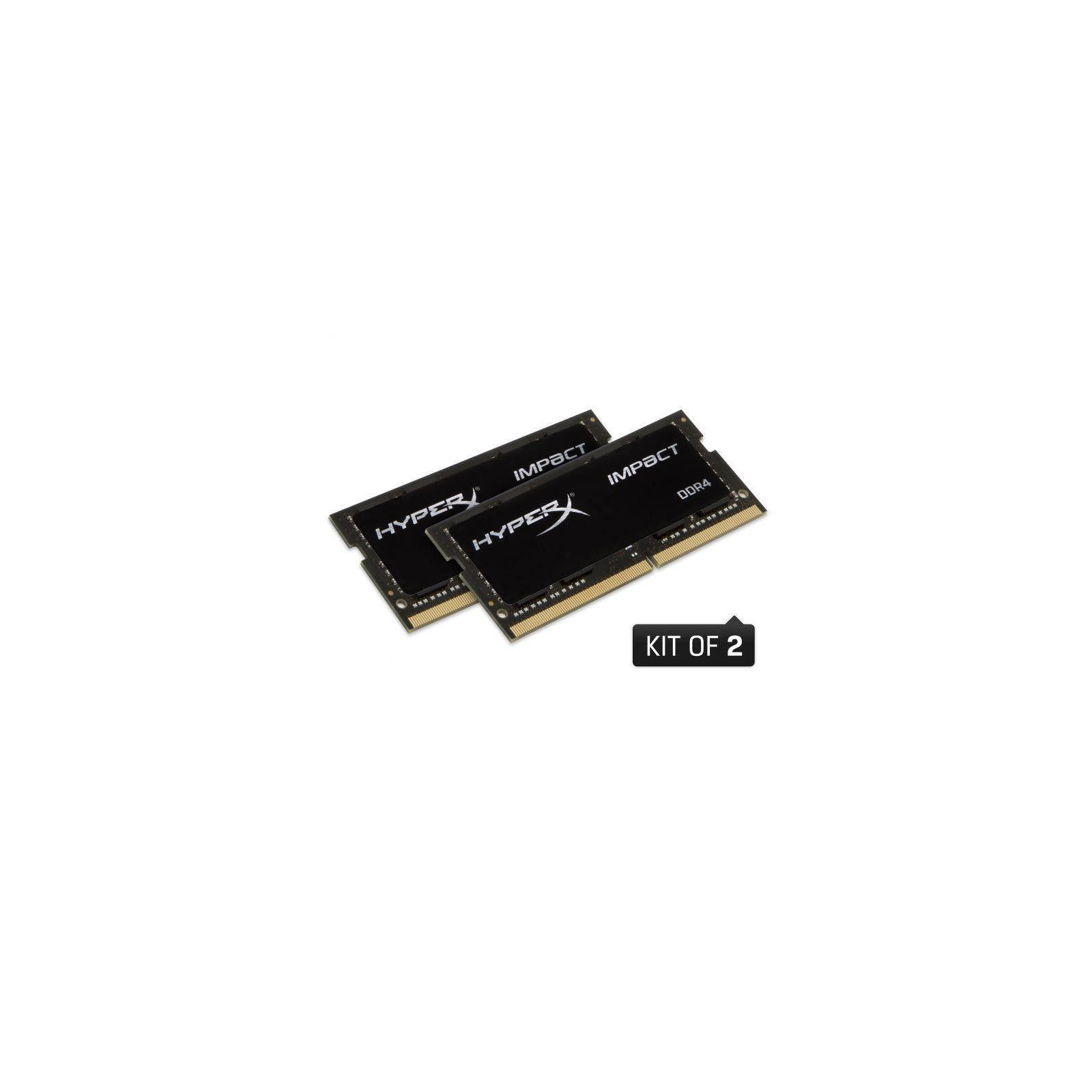 Модуль памяти для ноутбука SoDIMM DDR4 16GB (2x8GB) 2133 MHz HyperX Impact Kingston Fury (ex.HyperX) (HX421S13IBK2/16) изображение 2