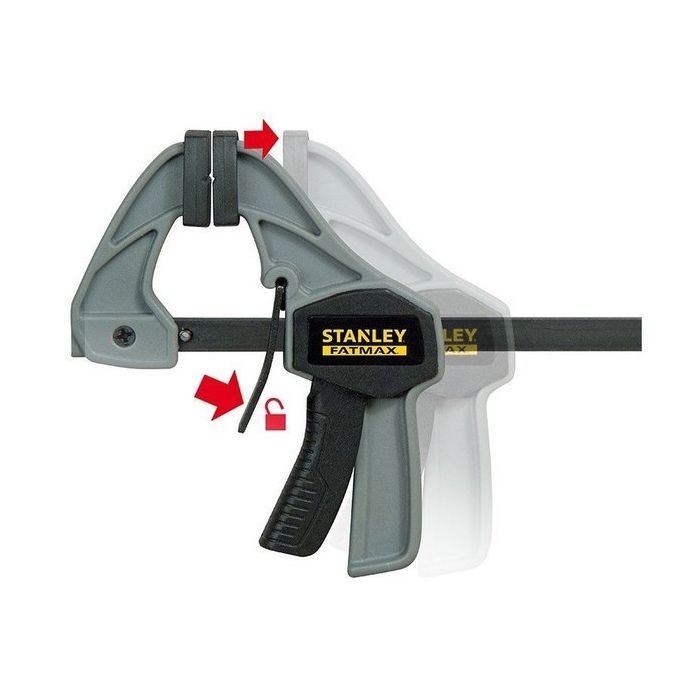 Струбцина Stanley FatMax М триггерная, сжатие 150мм, 45кг. (FMHT0-83232) изображение 3