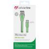 Дата кабель USB 2.0 AM to Lightning 1.0m green Cellularline (USBDATACFLMFIIPH5G) изображение 4
