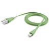 Дата кабель USB 2.0 AM to Lightning 1.0m green Cellularline (USBDATACFLMFIIPH5G)