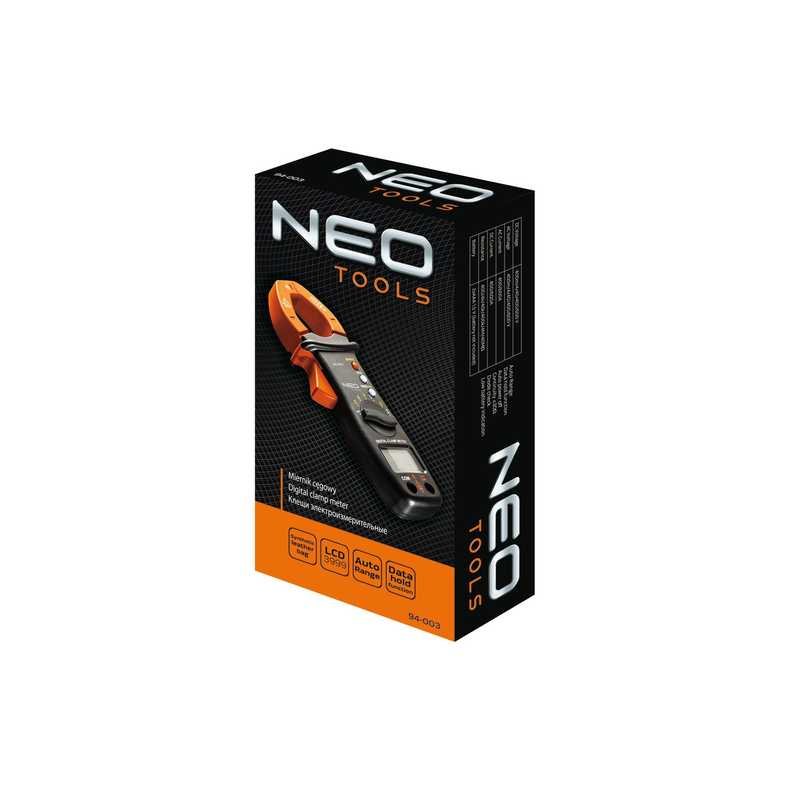 Токовые клещи Neo Tools 94-003 изображение 2