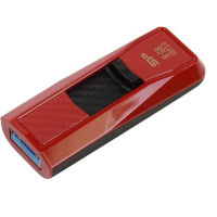 USB флеш накопичувач Silicon Power 8GB Blaze B50 Red USB 3.0 (SP008GBUF3B50V1R) зображення 4
