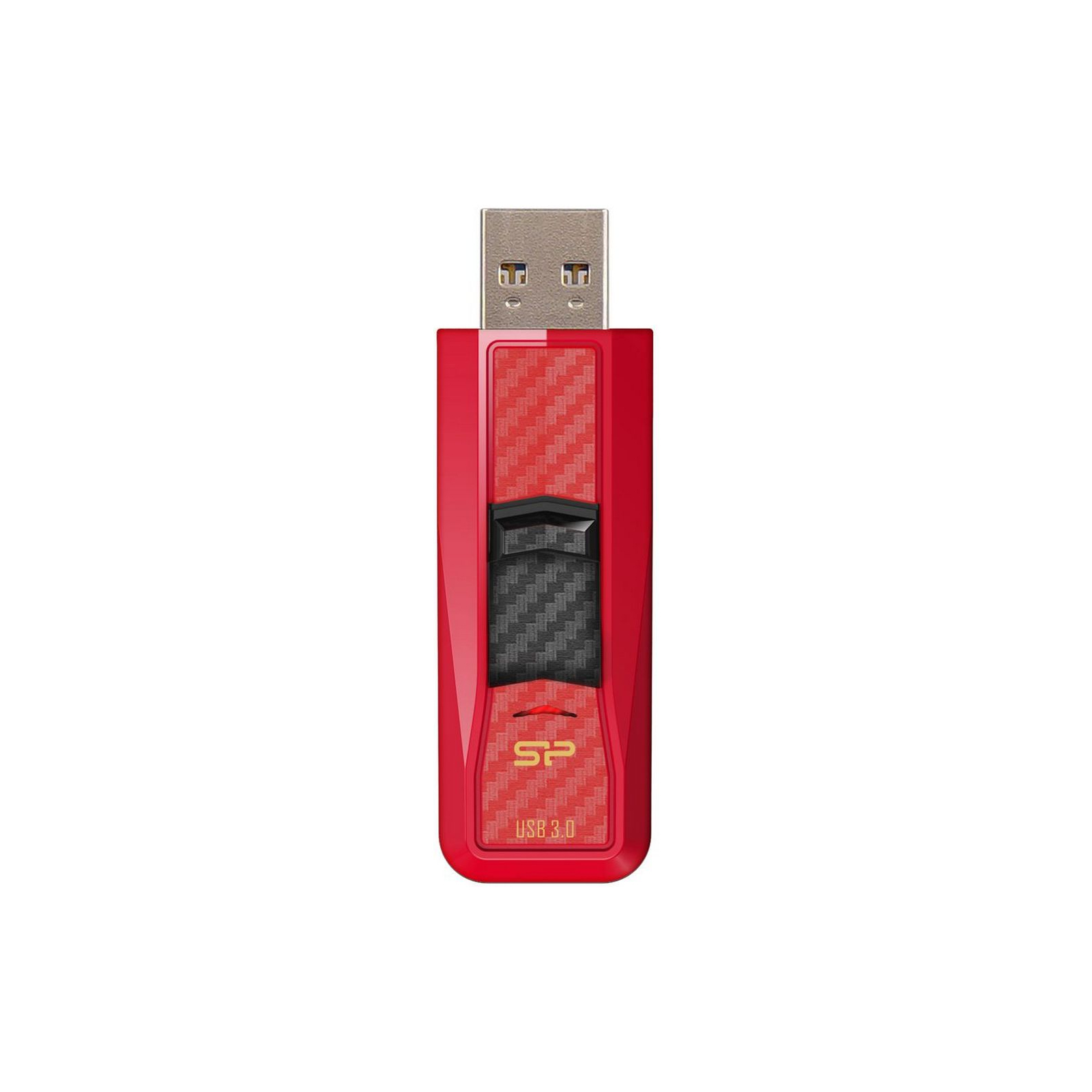 USB флеш накопичувач Silicon Power 8GB Blaze B50 Red USB 3.0 (SP008GBUF3B50V1R) зображення 6