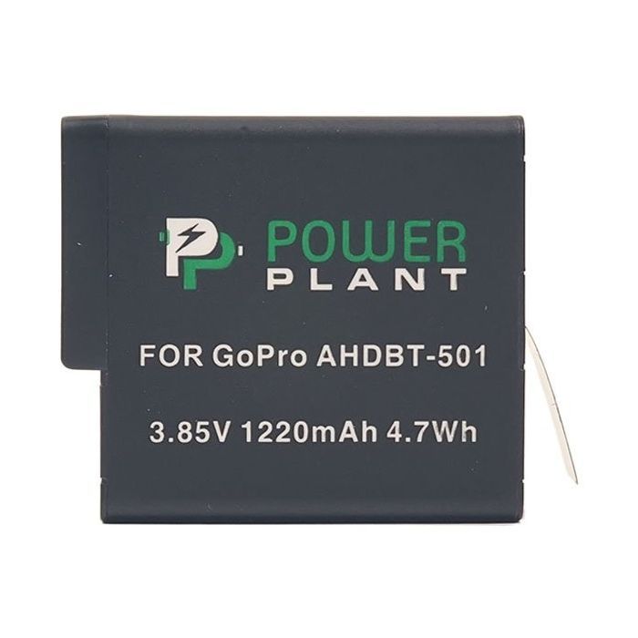 Аккумулятор к фото/видео PowerPlant GoPro AHDBT-501 1220mAh (CB970124)