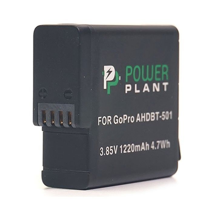Аккумулятор к фото/видео PowerPlant GoPro AHDBT-501 1220mAh (CB970124) изображение 2