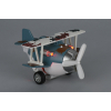 Спецтехніка Same Toy Самолет металический инерционный Aircraft cиний со светом и (SY8015Ut-4) зображення 2