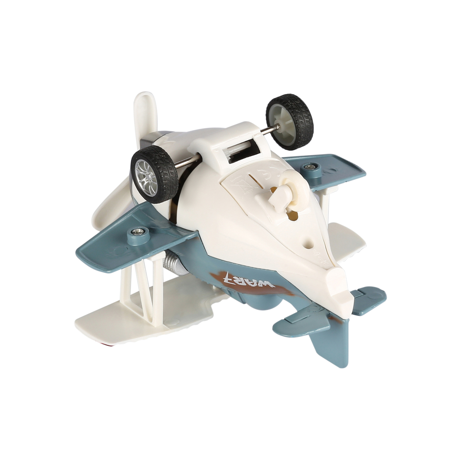Спецтехніка Same Toy Самолет металический инерционный Aircraft cиний со светом и (SY8015Ut-4) зображення 4
