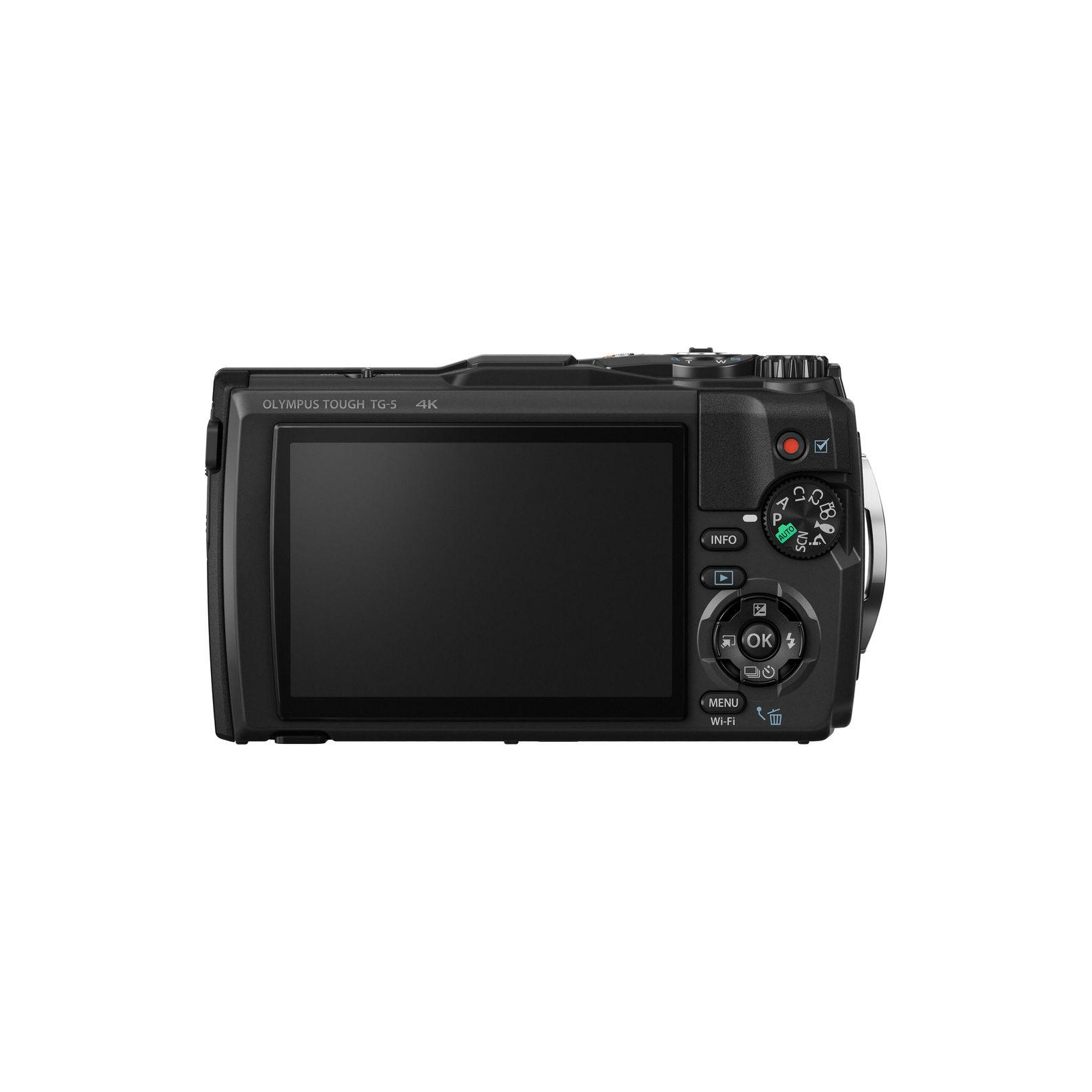 Цифровой фотоаппарат Olympus TG-5 Black (Waterproof - 15m; GPS; 4K; Wi-Fi) + case (V104190BE030) изображение 2