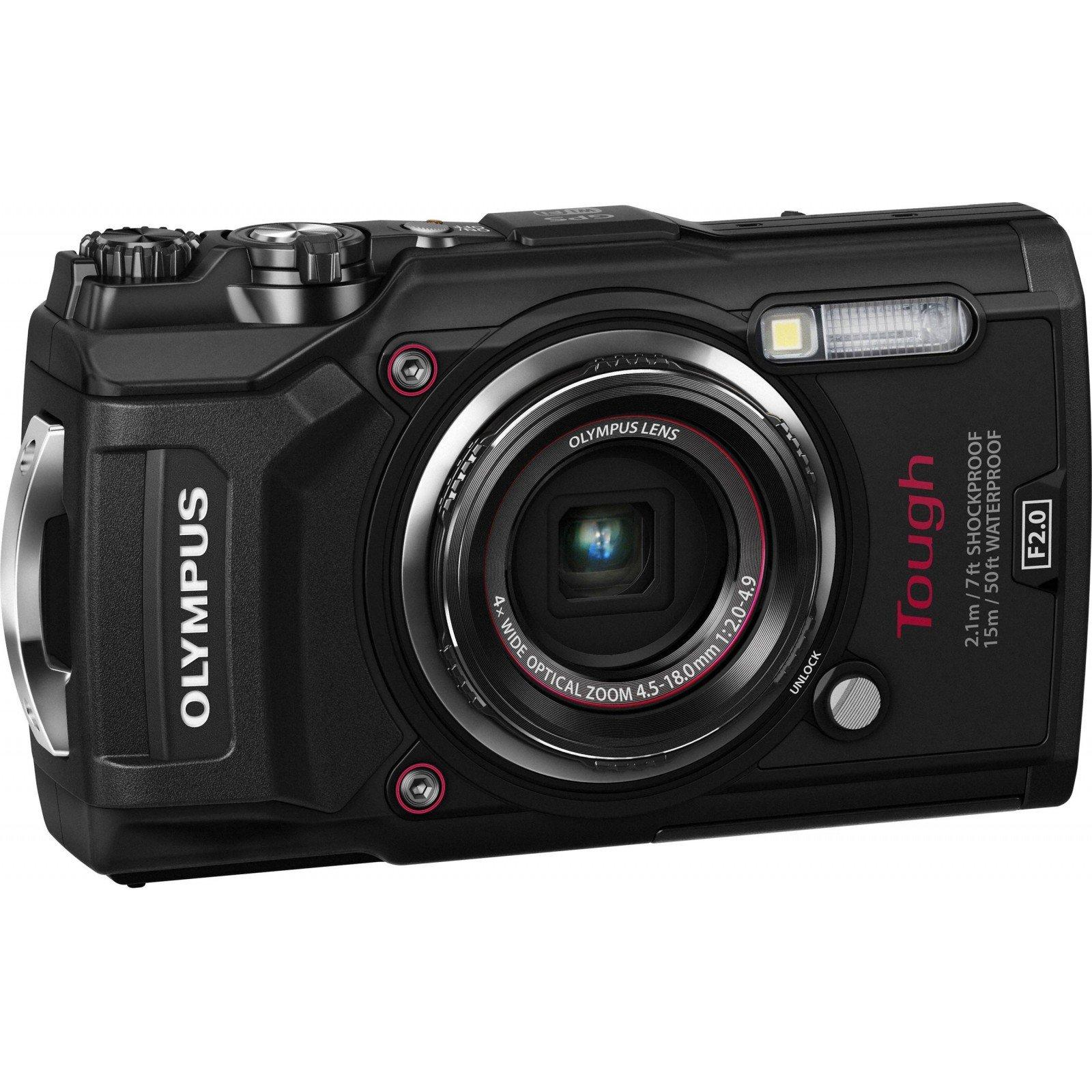 Цифровой фотоаппарат Olympus TG-5 Black (Waterproof - 15m; GPS; 4K; Wi-Fi) + case (V104190BE030) изображение 5