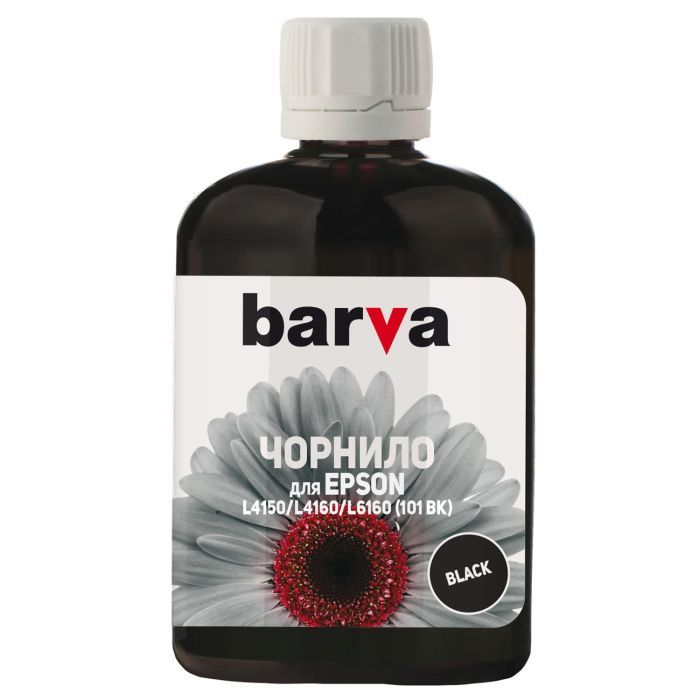 Чернила Barva EPSON L4150/L4160 (101) 1л BLACK pigmented (E101-607)