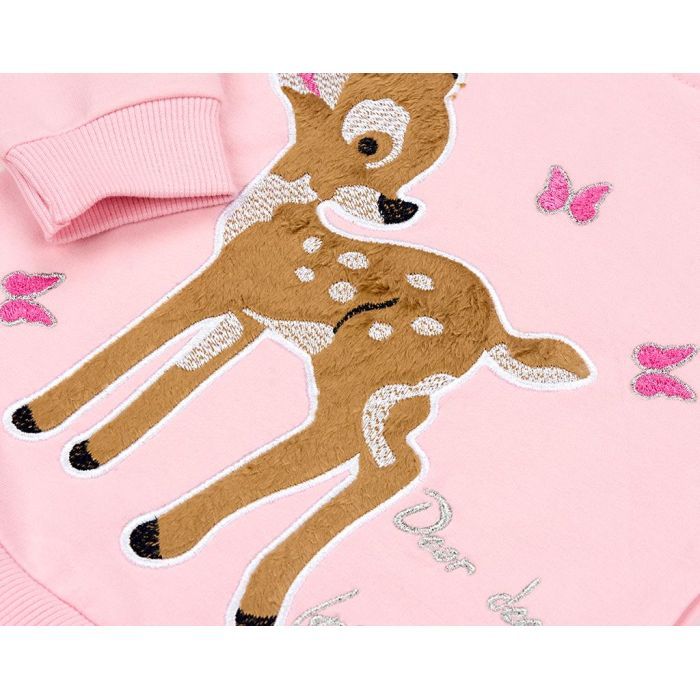 Набір дитячого одягу Breeze с олененком (11449-80G-pink) зображення 9