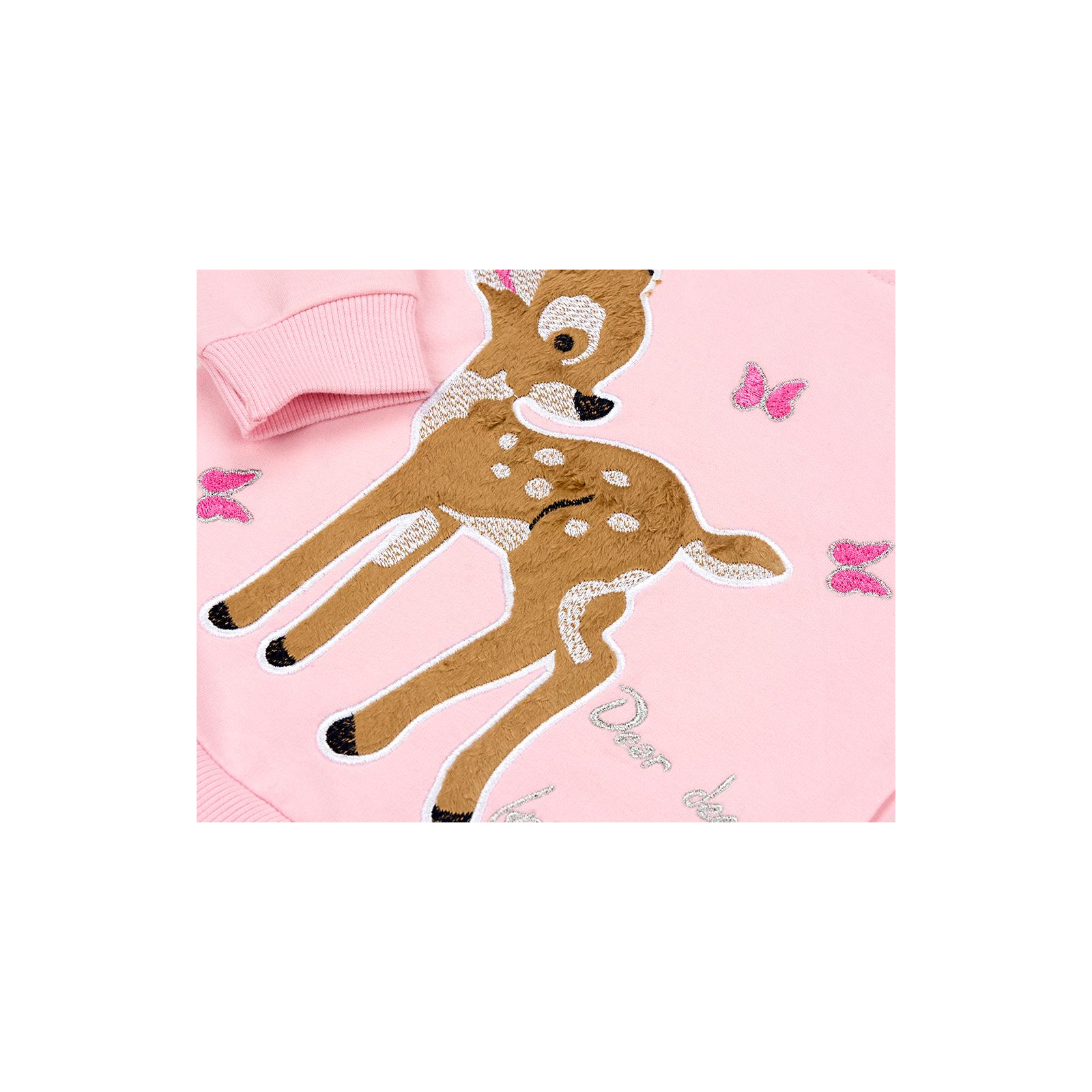 Набір дитячого одягу Breeze с олененком (11449-80G-pink) зображення 9