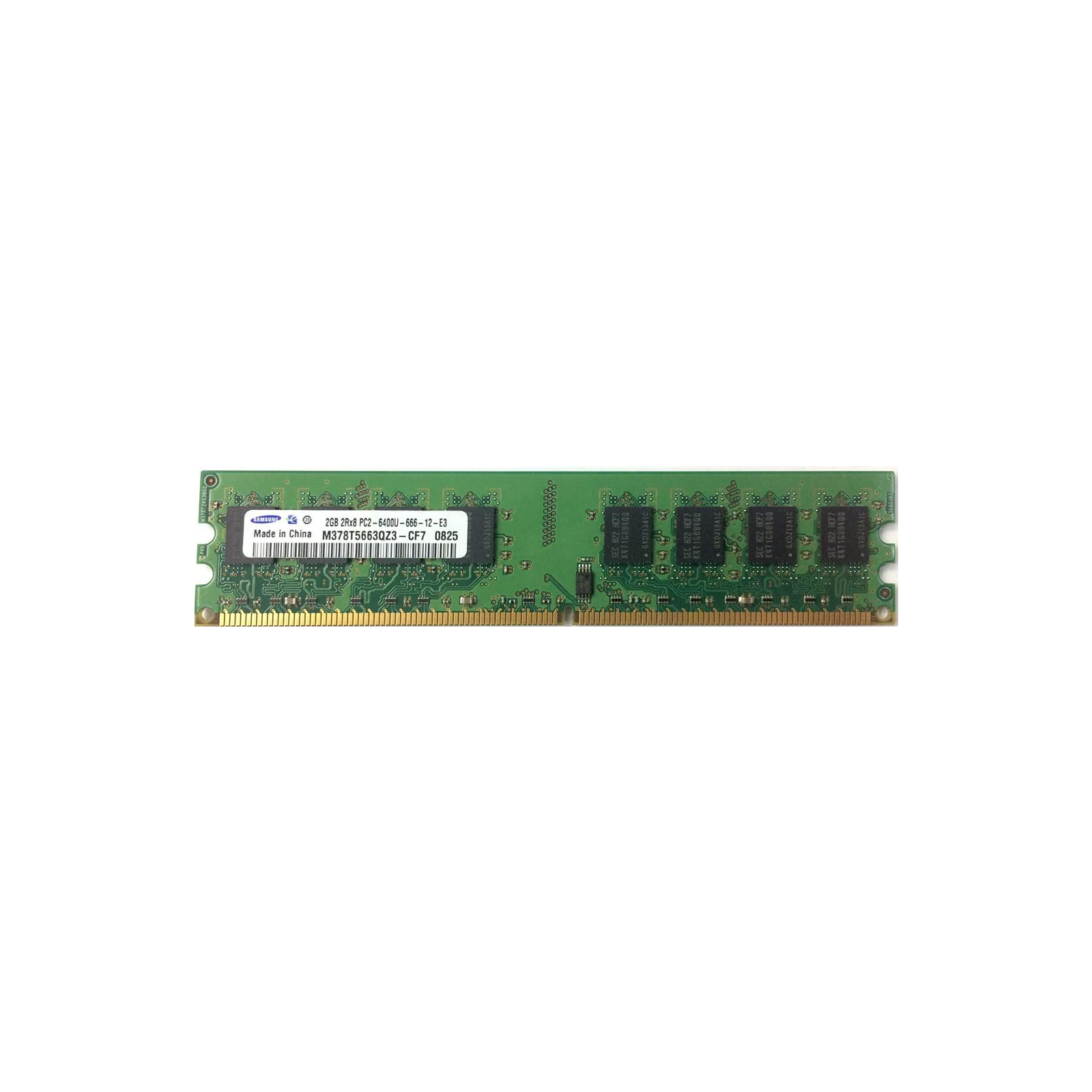 Модуль пам'яті для комп'ютера DDR2 2GB 800 MHz Samsung (M378T5663DZ3-CF7)