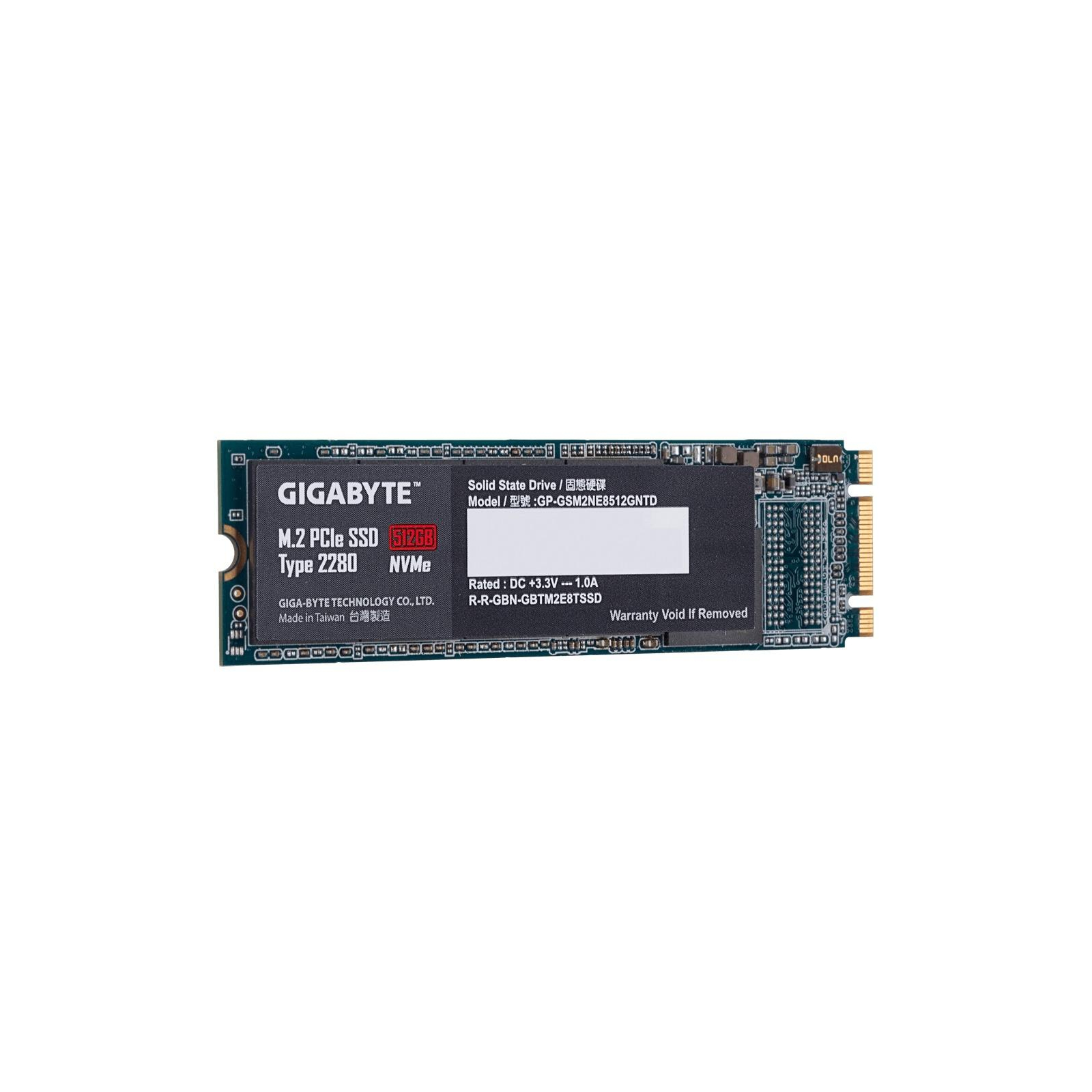 Накопитель SSD M.2 2280 512GB GIGABYTE (GP-GSM2NE8512GNTD) изображение 2
