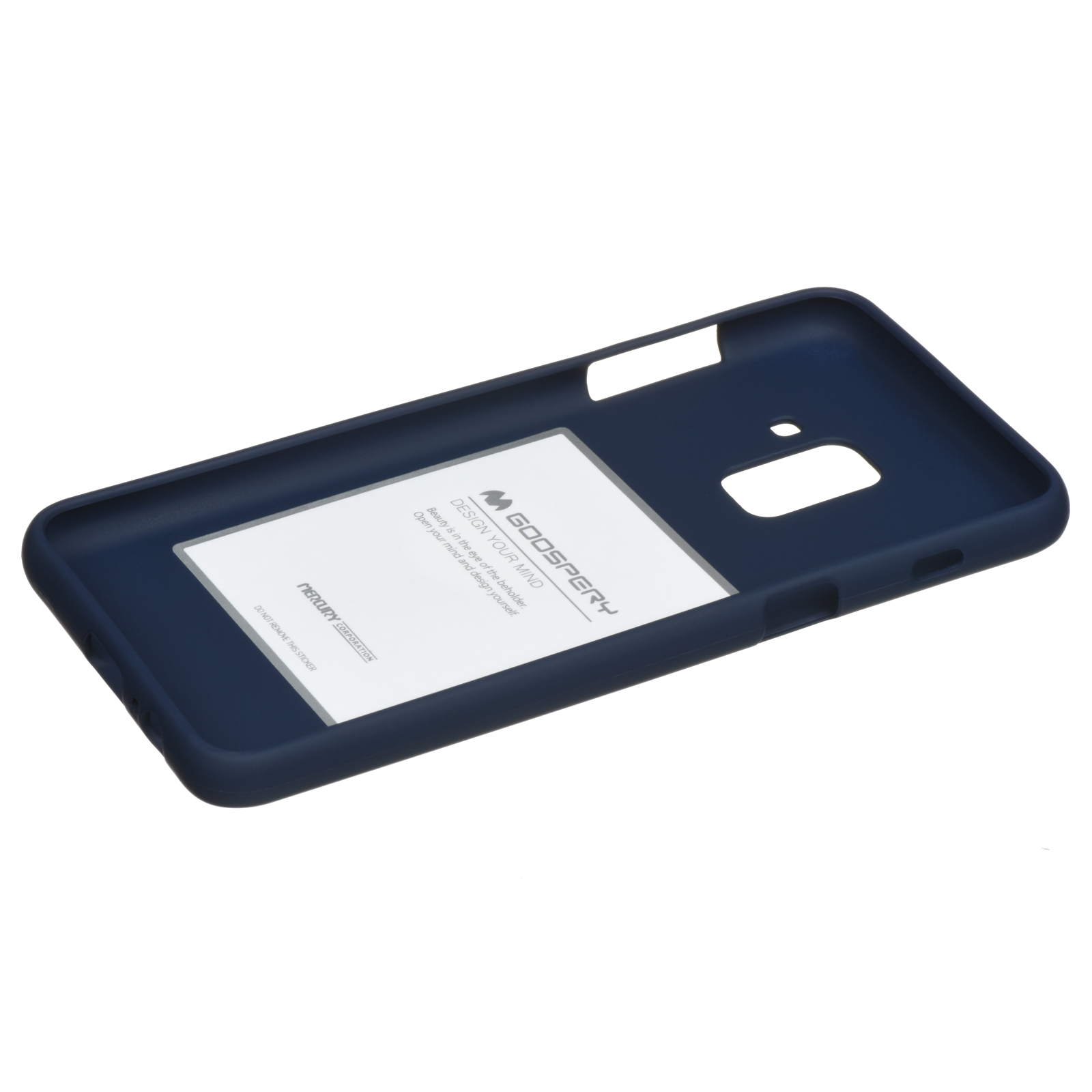 Чохол до мобільного телефона Goospery Samsung Galaxy A8 (A530) SF Jelly Midnight Blue (8809550413474) зображення 2