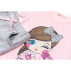 Набір дитячого одягу Breeze з дівчинкою (12485-86G-pink) зображення 3
