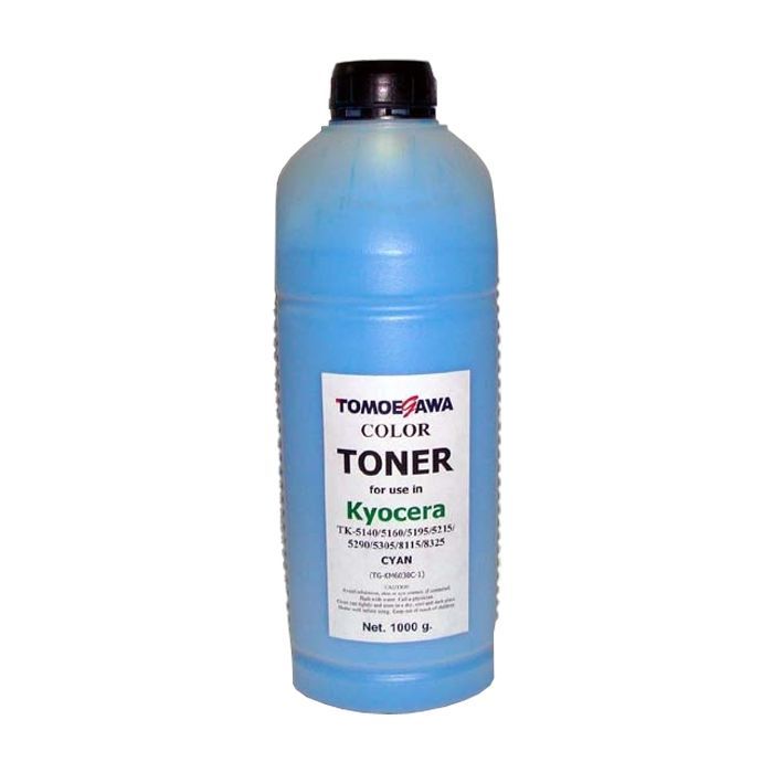 Тонер KYOCERA TK-5140/5195/5215/5305/8115 1кг Cyan Tomoegawa (TG-KM6030C-1)