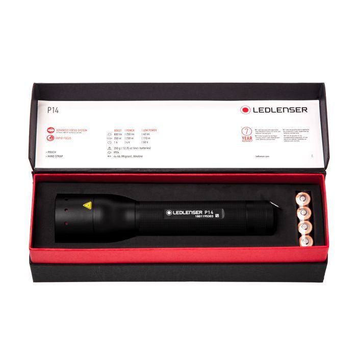 Фонарь LedLenser P14, 800/250/40 (500901) изображение 5