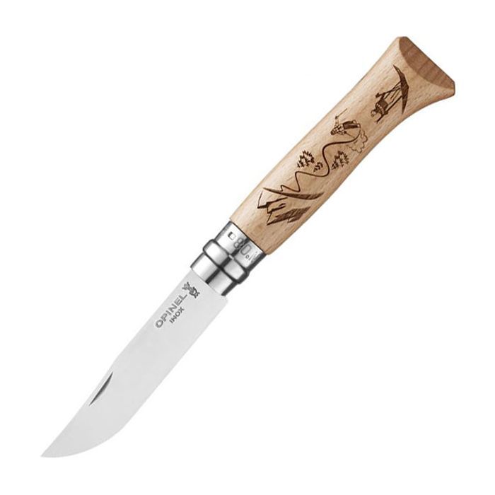 Ніж Opinel №8 Inox VRI "Skiing" (002188)
