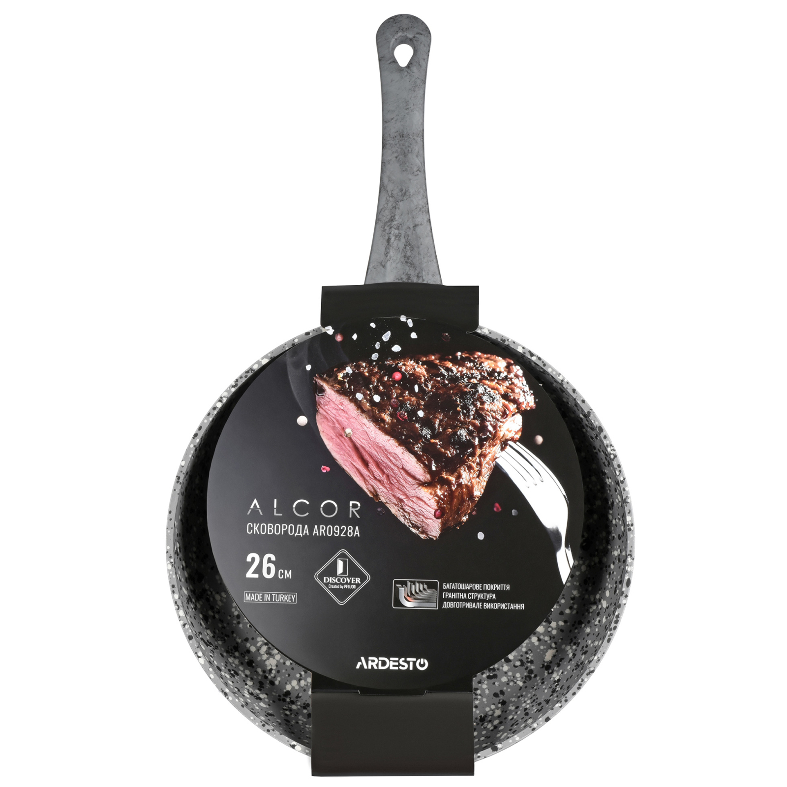 Сковорода Ardesto Alcor 26 см (AR0926A) зображення 6