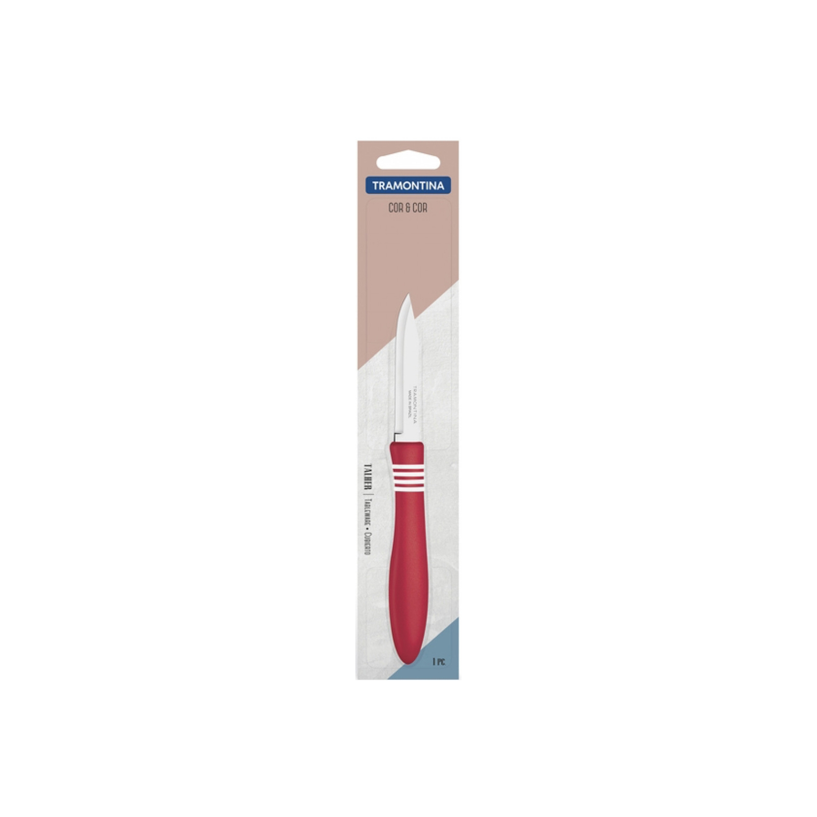 Кухонный нож Tramontina COR & COR для овощей 76 мм Red (23461/173) изображение 2