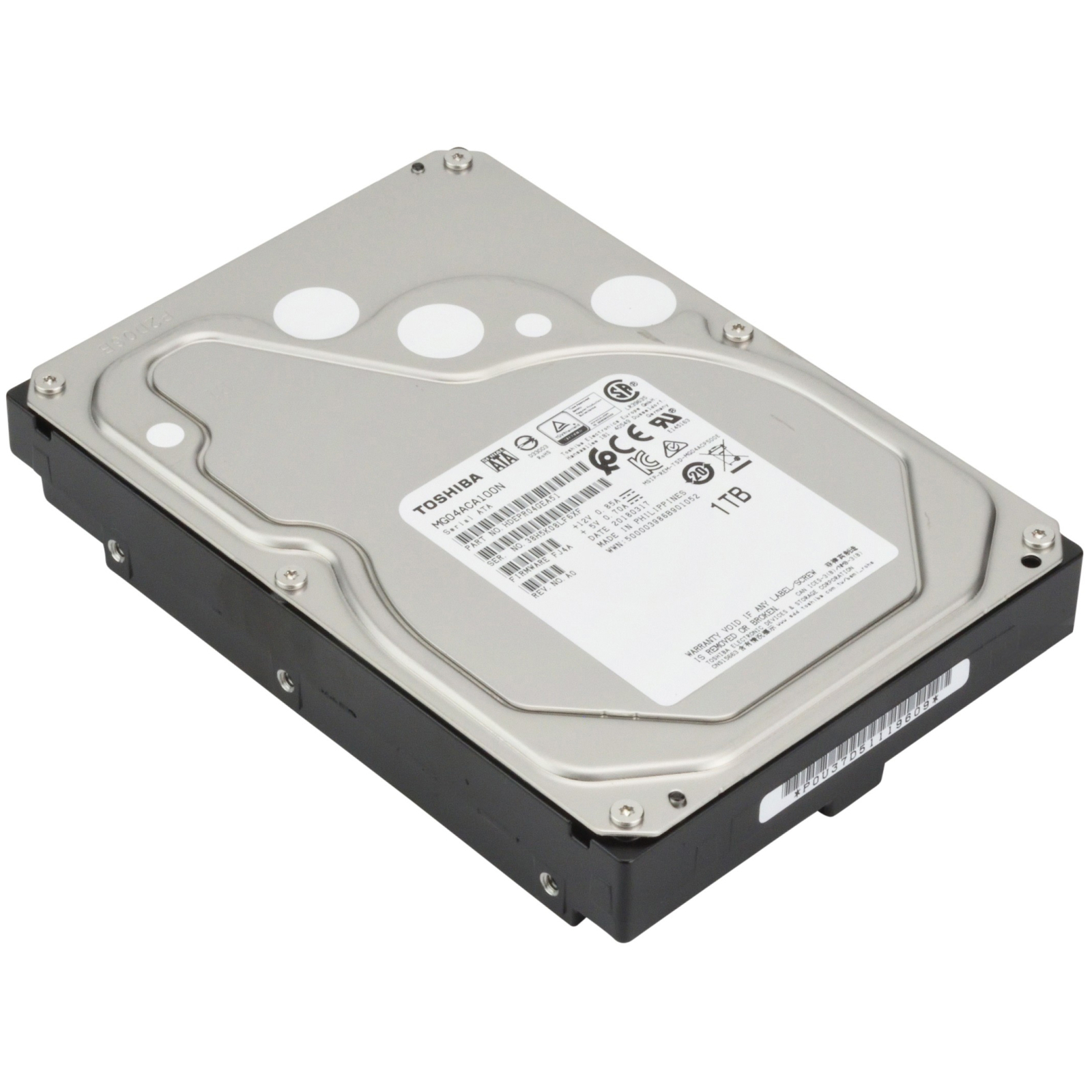 Жорсткий диск 3.5" 1TB Toshiba (MG04ACA100N) зображення 2