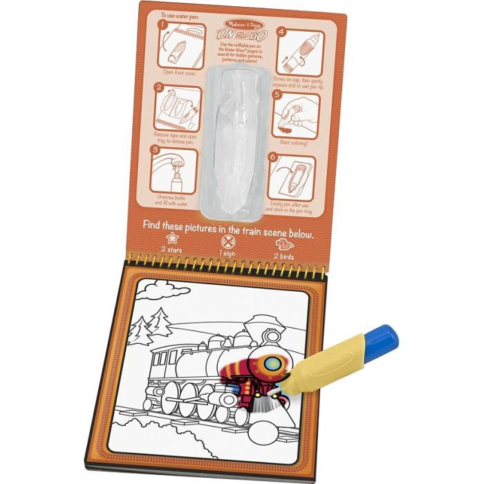 Набір для творчості Melissa&Doug Чарівна водна розмальовка Транспорт (MD15375) зображення 2
