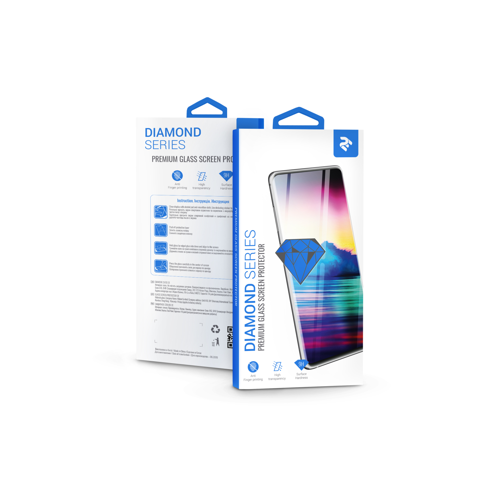 Скло захисне 2E для Samsung Galaxy M10s, 2.5D, Clear 3in1 (2E-G-M10S-LT25D-CL-3IN1)