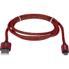 Дата кабель USB 2.0 AM to Micro 5P 1.0m USB08-03T red Defender (87801) зображення 2