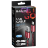 Дата кабель USB 2.0 AM to Micro 5P 1.0m USB08-03T red Defender (87801) изображение 3