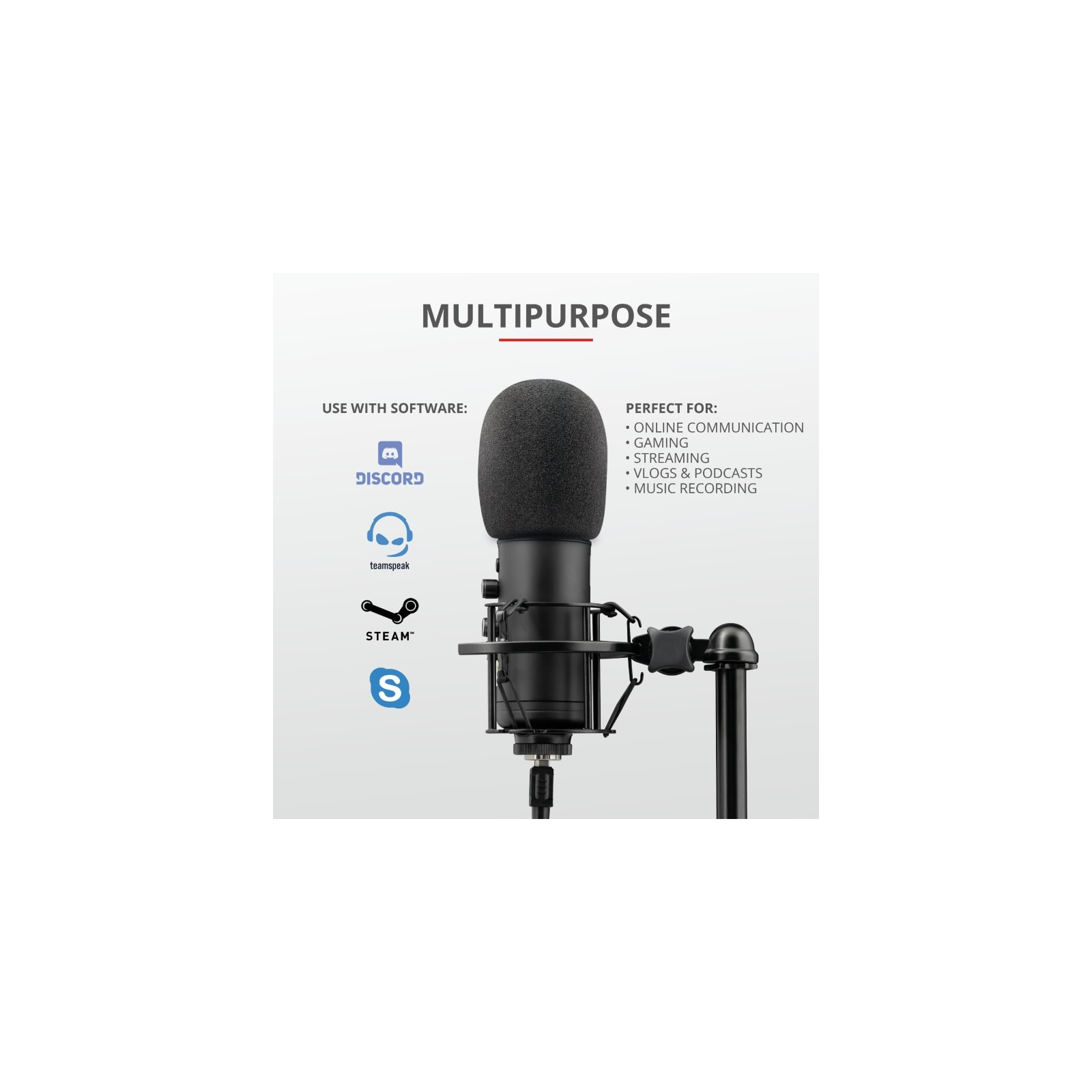 Микрофон Trust GXT 256 Exxo USB Streaming Microphone (23510) изображение 9